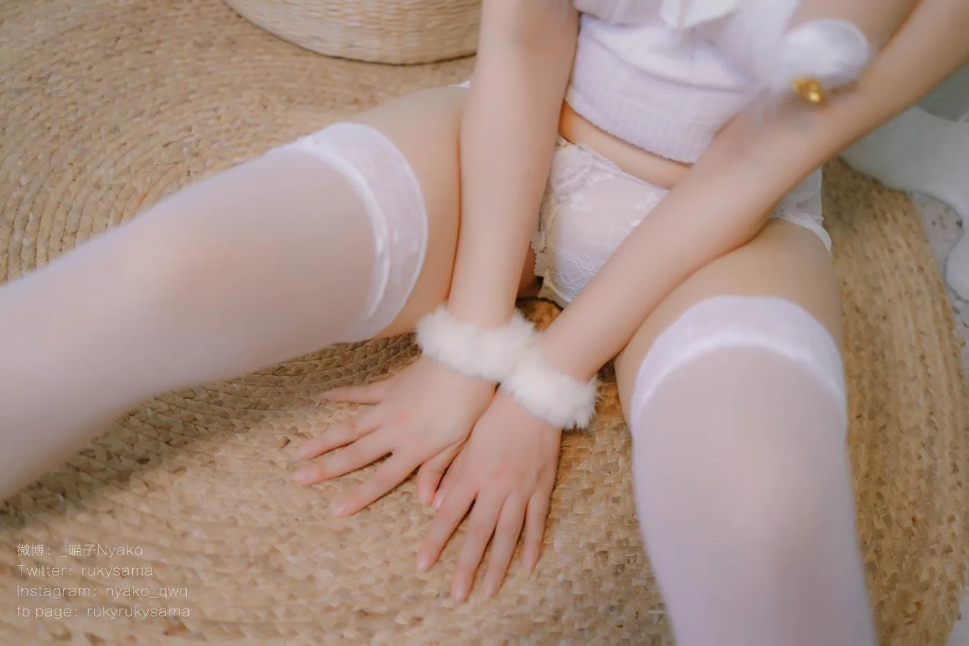Nyako喵子 – NO.25 4月特辑-獣耳彼女2-羊 [73P]插图1